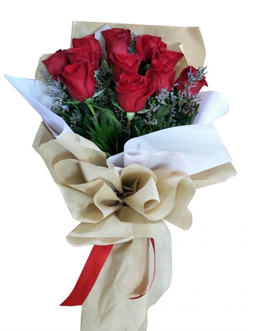 12 Ecuadorian Roses Bouquet Roses Delivery by LaRosa Flower Shop